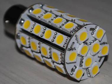 Typical LED Masthead light using 49 SMD5050 LEDs