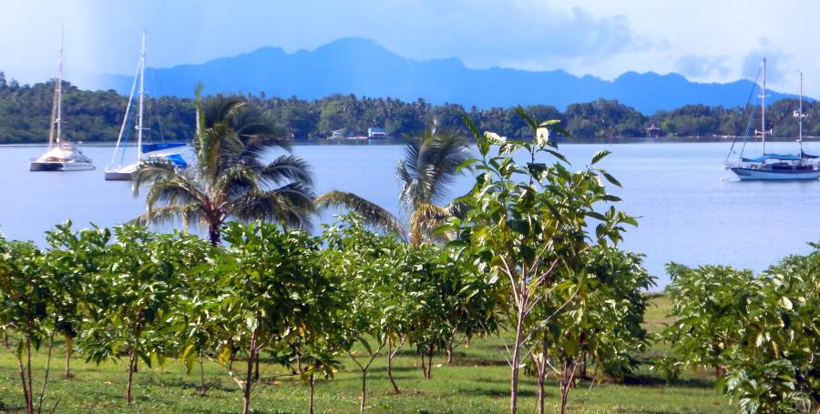 The extensive, protected Liapari anchorage