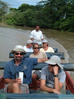 Wildlife viewing on the Apure river