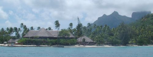 The famous Bora Bora Hotel, which served Pam her first piña colada in 1969!