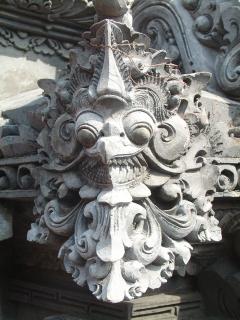 Intricate carvings on the shrines