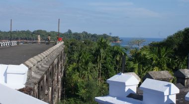 On the roof of Cellular Jail, Port Blair
