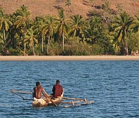 Heading home on Madagascar's coast