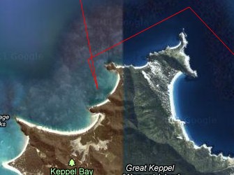 Great Keppel Island anchorage