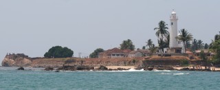 The old fort in Galle as seen from the harbor
