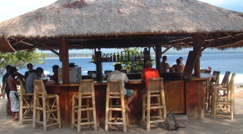 Typical Gili Air beach bar