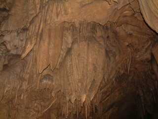 The limestone (flowstone) formations were fantastic