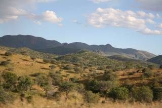 Rolling hills of central Namibia