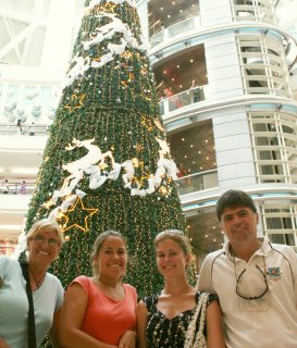 Christmastime in the Twin Towers Mall