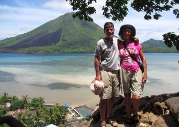 Exploring Banda Besar, Guning Api in background