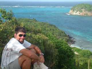 A favorite vantage point, with part of the reef in the background