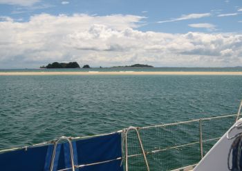 Anchored off white sand, Keraman Islands, Labuan