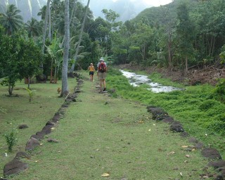 Kings Way, an ancient highway, off Daniel's Bay