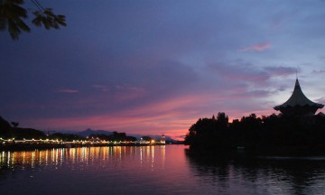 Kuching River from the promenade