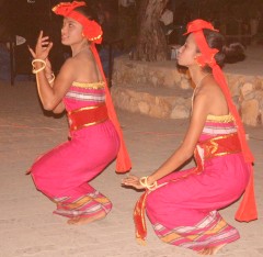 Local dancers were a highlight of the Rally events.