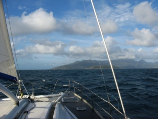 Land Ho! Arriving in Mahe Island, Seychelles