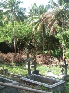 The cemetery of the leper colony is still maintained, and the forest kept at bay.
