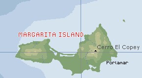 Margarita Island map