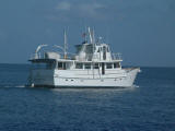 The boat of some good cruising friends, M.V. Mariah.