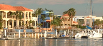 Our Mooloolaba anchorage had a $1,000,000 view