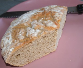 Crusty, textured bread in 18 hours!