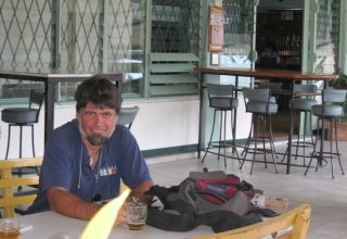 We spent many hours in the shade of the verandah at the Northern Club