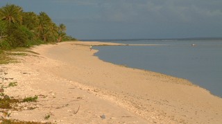 Glorious white sand beach of Ofalanga