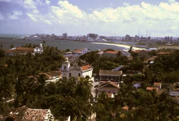 Olinda, an old suburb of Recife, Brazil, our landfall