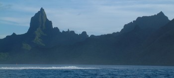 Opunohu Bay, much the same as seen by Captain Cook centuries ago.