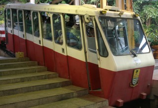 The strange cars of the Penang Funicular