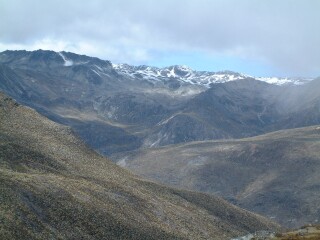 The Andes, as veiwed from El Paramo