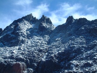 Pico Espejo, viewed from the top of the teleferico