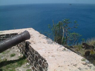 Cannon on Fort Rodney, St. Lucia