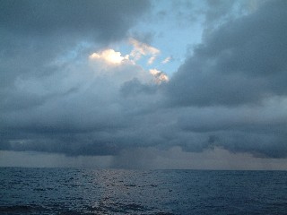 Typical squall and cloud formation in the ITCZ