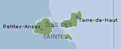 The Saints - A collection of small islands south of Guadeloupe.