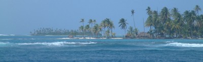 The beautiful outer reef of the San Blas islands