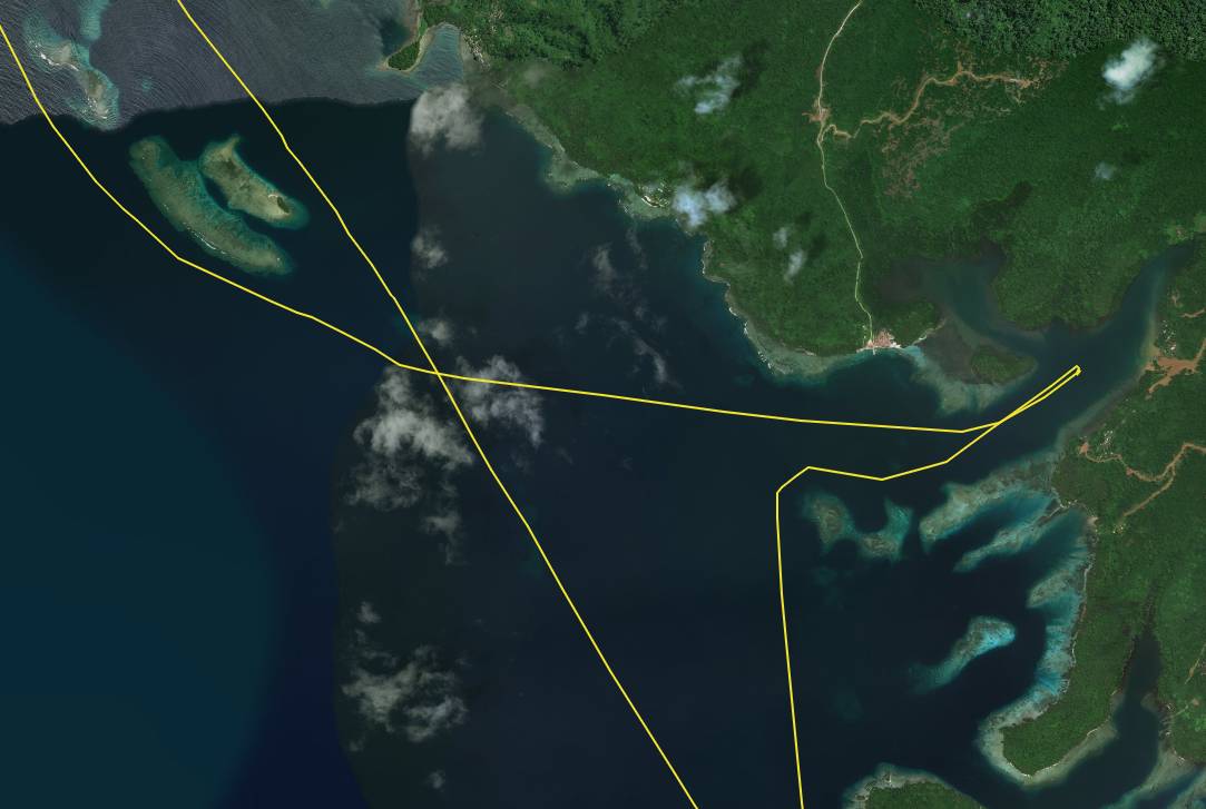 Sandfly Bay anchorage and approaches