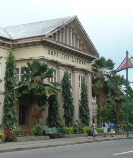 The city library is often closed, and donated books held up in customs.