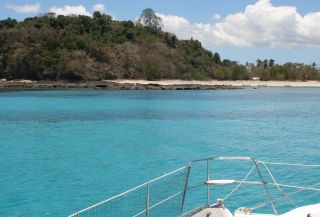 Clear water at Tani Kely Island, Madagascar