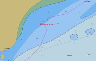 Usau anchorage and approaches