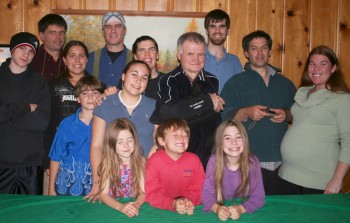 3, almost 4, generations of the Hacking family all together for Thanksgiving 2006