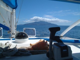 Ua Huka! Our landfall island after 24 days at sea!!